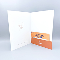 Type de produit Classeur patient personnalisé avec feuille d'or, logo de l'hôpital et revêtement UV, sac d'hôpital en carton papier offset de fantaisie