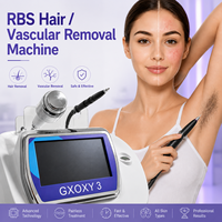Épilateur professionnel à électrolyse RBS pour l'élimination vasculaire, machine d'épilation permanente, traitement des capillaires et des varicosités