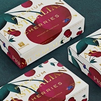 Pochettes en papier couché écologiques 5kg 10kg avec logo personnalisé, qualité alimentaire supérieure, pour cadeaux de fruits
