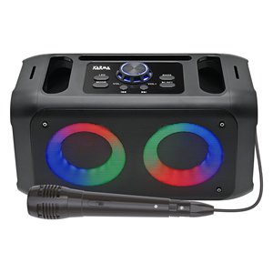 Set karaoke WPARTY 2 (Ricaricabile) Black 20W 27620 <b>Bluetooth</b> USB, AUX, Card Reader - Product Image 1