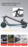 Scooter Eléctrico V8 Azul para Adultos, Fabricado en China, con Almacén en la UE y EE. UU., Más Vendido