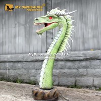 Tête de dragon animatronique robotisée MyDino