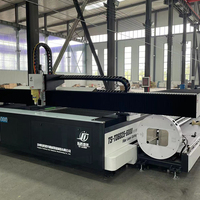 Machine de découpe laser à fibre automatique haute puissance pour tôles et tubes 3000-6000W, découpeuse laser CNC pour plaques/tuyaux, axe optionnel 160-240 mm
