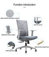 Usine Foshan Vente en gros chaise en maille design moderne haute performance ergonomique confortable chaise de bureau pivotante en maille