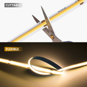 Ip65กันน้ำชุดอุปกรณ์ไฟ12V 48V แบบยืดหยุ่น RGBW 24V บาง220V 3mm LED cob Strip 3014 4000K ไฟเส้น LED ไร้สาย - Product Image 2