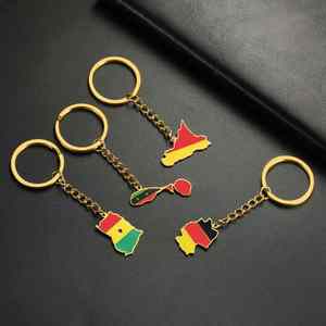 Llavero de Metal con Mapa y Logotipo Personalizado, Colgante de Acero Inoxidable, Joyería Personalizada Colorida para Hombres y Mujeres, Regalo Promocional - Product Image 4