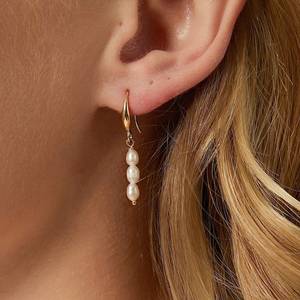 <span class=keywords><strong>Orecchini</strong></span> <span class=keywords><strong>pendenti</strong></span> di <span class=keywords><strong>perle</strong></span> di zircone di fascia alta alla moda, gioielli di fascia alta da donna - Product Image 4