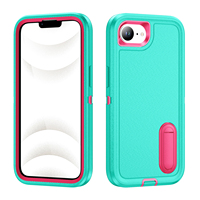 Étui de protection intégral antichoc ultra fin en TPU+PC avec support de protection d'objectif d'appareil photo, nouveau style, pour téléphones 16E, 16 Pro Max, 16