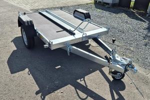 <span class=keywords><strong>Remorque</strong></span> <span class=keywords><strong>de</strong></span> moto universelle 3 personnalisée avec rail <span class=keywords><strong>de</strong></span> 2m, lit inclinable, treuil et freins électriques - Product Image 6