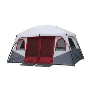GARIDA tenda da esterno due camere da letto e una tenda da soggiorno protezione solare e tenda antipioggia baldacchino GCTT-026