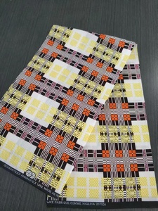 Venta caliente <span class=keywords><strong>Kente</strong></span> Design 100% algodón REAL WAX Print Fabric African Ankara Fabrics - Product Image 2