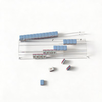 Support de rangement pour tuiles de mahjong à 2 niveaux de qualité supérieure, en acrylique transparent et motif écaille de tortue, pour le jeu de mahjong américain