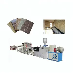 PVC Imitation Marble Plastic Plate Extrusion Line