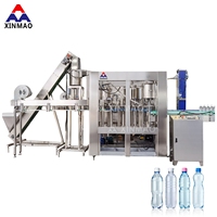 Projet d'usine d'embouteillage d'eau minérale pure XINMAO 8000BPH Machine de remplissage d'eau de bouteille entièrement automatique