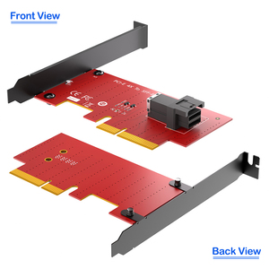 Carte adaptatrice PCIe 4.0 X4 vers SFF-8643 pleine hauteur avec prise en charge <span class=keywords><strong>NVMe</strong></span>, PCB en stock - Product Image 2