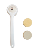 Brosse de douche électrique rechargeable, écologique, portable, 2 en 1, à long manche, rotative automatiquement, pour spa, bain, étanche