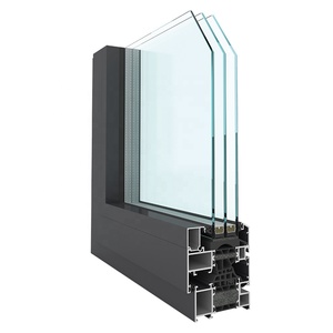 USA Standard Aluminium Tilt Turn Passives Fenster Dreifach schiebetür Vertikale Öffnungs muster Luft schlitz für Dichtung zwecke - Product Image 2