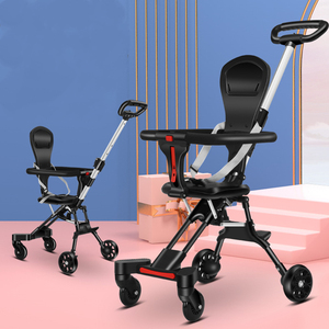 Cochecito de bebé sencillo y barato al por mayor, cochecito de bebé portátil 2 en 1 con 360 de rotación, portabebés con marco de acero, silla de cochecito de bebé plegable - Product Image 3
