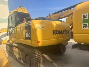Komatsu 200-8 pelle sur chenilles d'occasion de haute qualité Caterpillar pompe à cylindre hydraulique seau 1 an de garantie moteur - Product Image 2