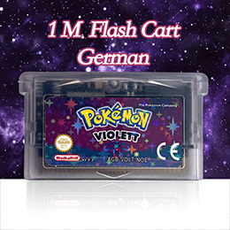 Cartucho de juego NOE German RTC 1M Flash Zoisit Sovereign of the Skies Coltan Violett Nacht Schwarz ROM Hack para GBA - Product Image 6