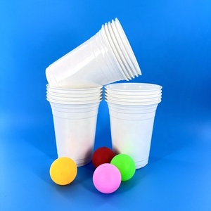 Logo de marque <span class=keywords><strong>personnalisé</strong></span> PP 16oz 480ml Tasse de bar en <span class=keywords><strong>plastique</strong></span> blanc jetable en <span class=keywords><strong>plastique</strong></span> pour les fêtes de plage - Product Image 3