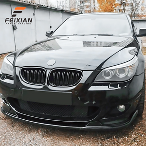 Para <span class=keywords><strong>BMW</strong></span> Serie <span class=keywords><strong>5</strong></span> <span class=keywords><strong>E60</strong></span> E61 2005-2010 <span class=keywords><strong>M</strong></span> Sport, Kit de Parachoques Delantero con Divisor de Labios de Fibra de Carbono ABS de Alta Calidad FEIXIAN - Product Image 4