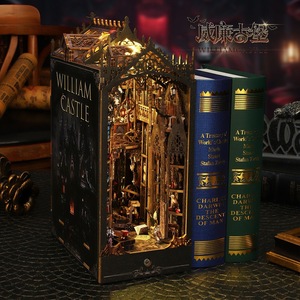 Fai da te <span class=keywords><strong>casa</strong></span> delle bambole castello di William fatto a mano 3D libro angolo creativo libro puzzle angolo fai da te accessori per la <span class=keywords><strong>casa</strong></span> delle bambole <span class=keywords><strong>casa</strong></span> delle ragazze - Product Image 4