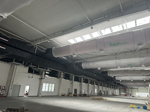 Buding Ligero Juego rápido Conductos de <span class=keywords><strong>Aire</strong></span> <span class=keywords><strong>Acondicionado</strong></span> Industrial Lavable <span class=keywords><strong>Textil</strong></span> Sistema HVAC Flexible Gimnasio Conducto de ventilación Calcetines - Product Image 5