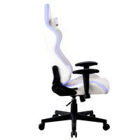Chaise de bureau à lumière LED pour PC de jeu et de course, meuble de bureau, rvb, 180 degrés, blanc, bon marché
