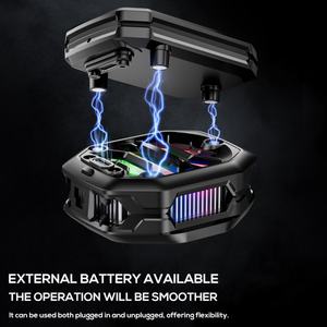 MEMO CX14 Removable 2000mAh Battery Mobile Cooler Rapid Freezing Phone Cooler for Gaming with Back <b>Clip</b> - Product Image 2