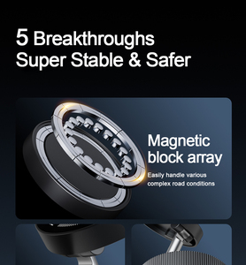 Penyangga Ponsel Mobil dengan Cangkir Hisap Vakum Magnetik Fleksibel Rotasi 360 Derajat Terlaris untuk Semua Jenis Ponsel - Product Image 6