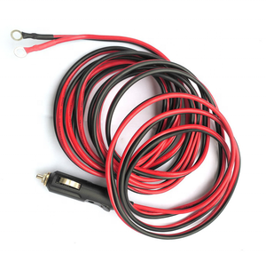 Benutzer definierte 12V 24V Hochleistungs-Stecker Zigaretten anzünder Adapter Netzteil kabel Für Auto Wechsel richter Luftpumpe mit Ring klemme - Product Image 4