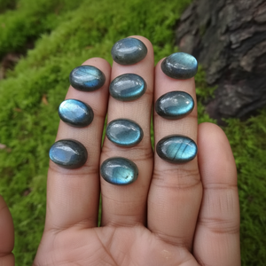 Piedra Preciosa de Labradorita de Calidad AAA, Hecha a Mano, Forma Ovalada, Piedra Preciosa Suelta para Hacer Colgantes, Mejor Precio, Precio de Oferta, 20% de Descuento y Regalo - Product Image 1