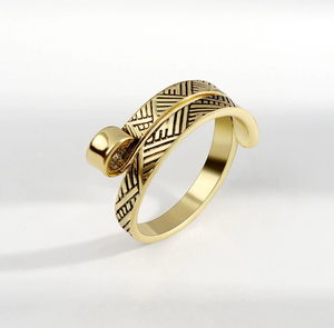 แหวนเงินถักแบบไทยทำมือสุดหรูพร้อมตะขอเกี่ยวสายรัดโลหะผสมสำหรับงานแต่งงานแบบโรแมนติก - Product Image 5