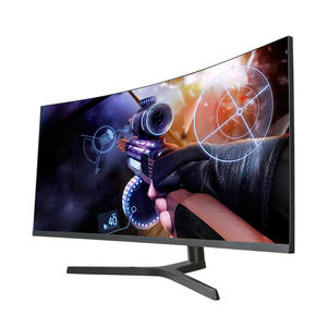 4k发光二极管屏幕165Hz 1ms高度可调批发游戏玩家监视器，宽高比为21:9宽曲面游戏玩家 - Product Image 3