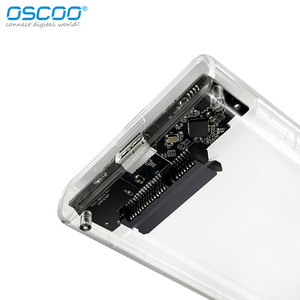 Carcasa Externa Oscgo de 2.5 Pulgadas para SSD/HDD, USB 3.0, Transparente, para Disco Duro Portátil - Product Image 3