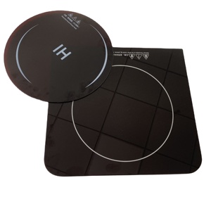 Màu Đen Cảm Ứng Bếp Gốm Tấm Thủy Tinh - Product Image 1