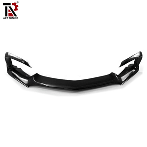 Alerón Delantero Estilo R de Fibra de Carbono Real Modificado para <span class=keywords><strong>Mercedes</strong></span> <span class=keywords><strong>AMG</strong></span> GT GTS <span class=keywords><strong>GTC</strong></span> C190 de Dos Puertas, 2015-2023 - Product Image 6