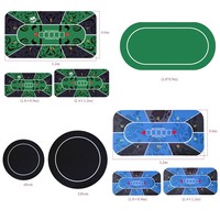 Tapis de jeu en caoutchouc pour bureau de divertissement, roulette et poker – Grande Vente