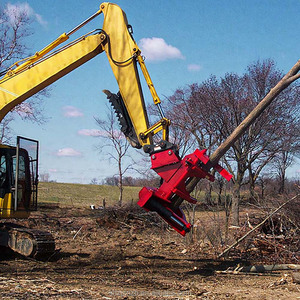 Excavator with Felling Shears <strong>Hydraulic</strong> Stubble Leveler High Efficiency Hedge Trimmer Tree Shears - Product Image 6