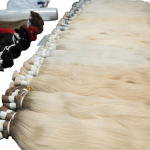 Extensiones de Cabello <span class=keywords><strong>Humano</strong></span> Virgen Vietnamita al por Mayor, Doble Trama, Liso Kinky, Ondulado, Invisible, Grado Ruso Superior - Product Image 1
