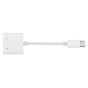 2 <span class=keywords><strong>In</strong></span> 1 Dual <span class=keywords><strong>Type</strong></span> <span class=keywords><strong>C</strong></span> adattatore per cuffie USB-<span class=keywords><strong>C</strong></span> Splitter Jack Aux connettore convertitore di ricarica per Xiaomi Samsung Huawei - Product Image 5
