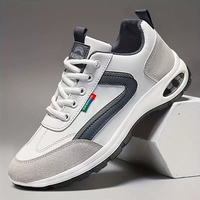 Tendencia en Calzado Deportivo para Hombre, Suela Impermeable, Parte Superior Extra Grande, Zapatillas de Moda para Hombre, con Cordones, para Caminar, Trotar