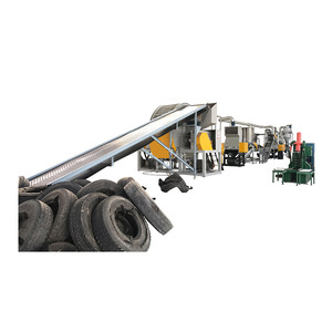 Waste Tire Recycling <b>Machine</b> Rubber Material Crushing <b>Machine</b> Plastic <b>Running</b> Track Recycling Equipment - Product Image 1