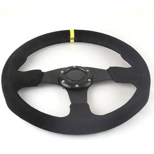 कार संशोधन स्टीयरिंग व्हील, ब्लैक सूट 14 इंच 350 मिमी रेसिंग प्रतिस्पर्धी यूनिवर्सल स्टीयरिंग व्हील - Product Image 3