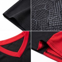 Conjunto de Uniforme de Fútbol Personalizado por Sublimación, Impresión con Efecto Pincel, Uniforme de Fútbol de Secado Rápido y Transpirable, OEM, para Clubes y Equipos, MOQ 1 Pieza