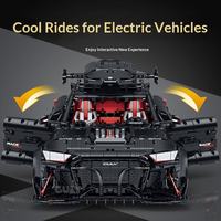 Guly 10645 Nuevo Coche Deportivo MOC Station Wagon Escala 1:8, Sets de Bloques de Construcción Mecánicos, Kit Coleccionable DIY para Aficionados Adultos