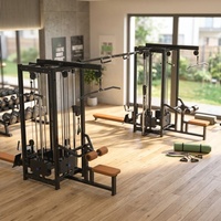 Nouvelle conception, équipement de fitness de haute qualité, export direct d'usine, équipement de gym commercial et domestique, machine multifonctionnelle à 8 stations