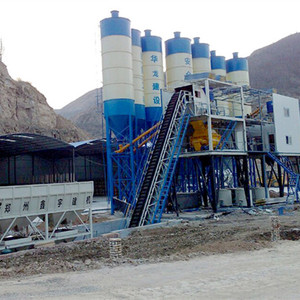 Mezclador de eje horizontal doble de gran volumen Tipo estacionario Estación de mezcla Beton multiusos Mezclador de concreto por lotes - Product Image 6