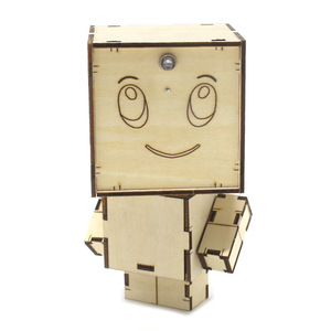 Kits de robotique, modèle de robot en bois à assembler, enseignement éducatif STEM, projet de bricolage scientifique pour les étudiants - Product Image 4